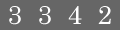 type in code
